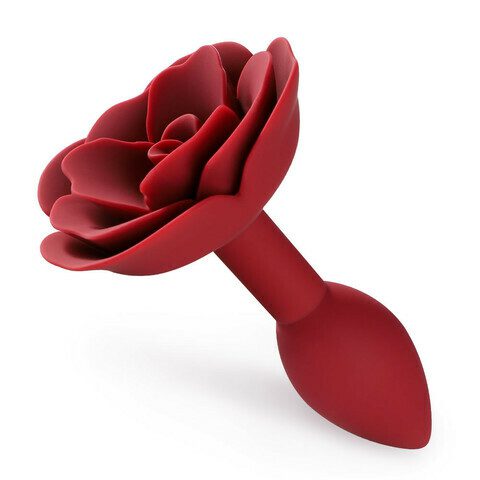 Romantic Rose Silicone Butt Plug