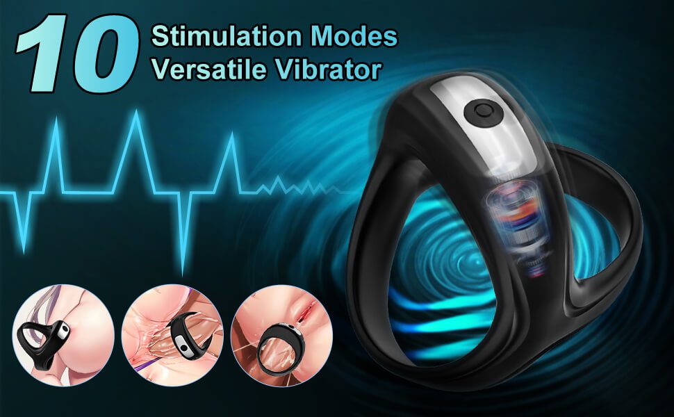 Vibrating Penis Ring for Men