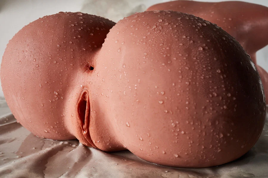 🔹CLM Classic🔹Big Breast STPE Torso Sex Doll #58 Black Skin - Image 17