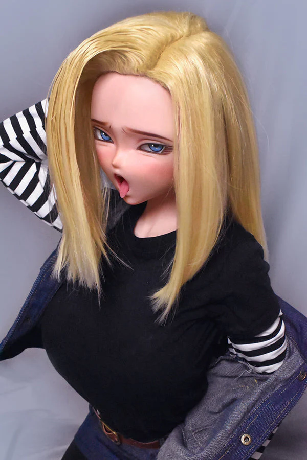 148cm/ 4ft9 Anime Dragon Ball Character Android 18 Silicone Sex Doll – Sawano Saori-M - Image 10