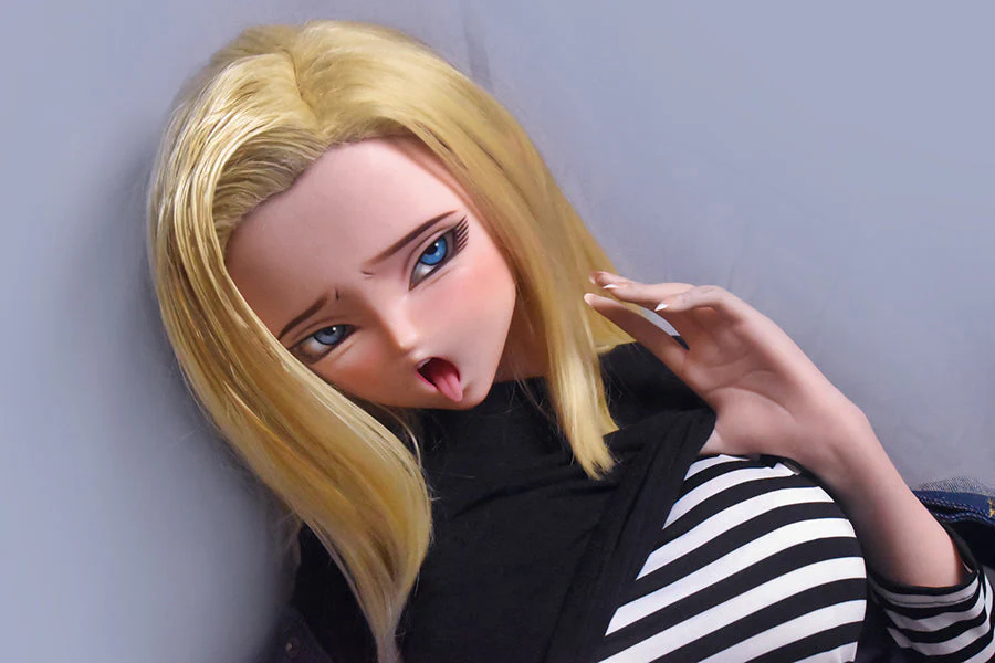 148cm/ 4ft9 Anime Dragon Ball Character Android 18 Silicone Sex Doll – Sawano Saori-M - Image 25