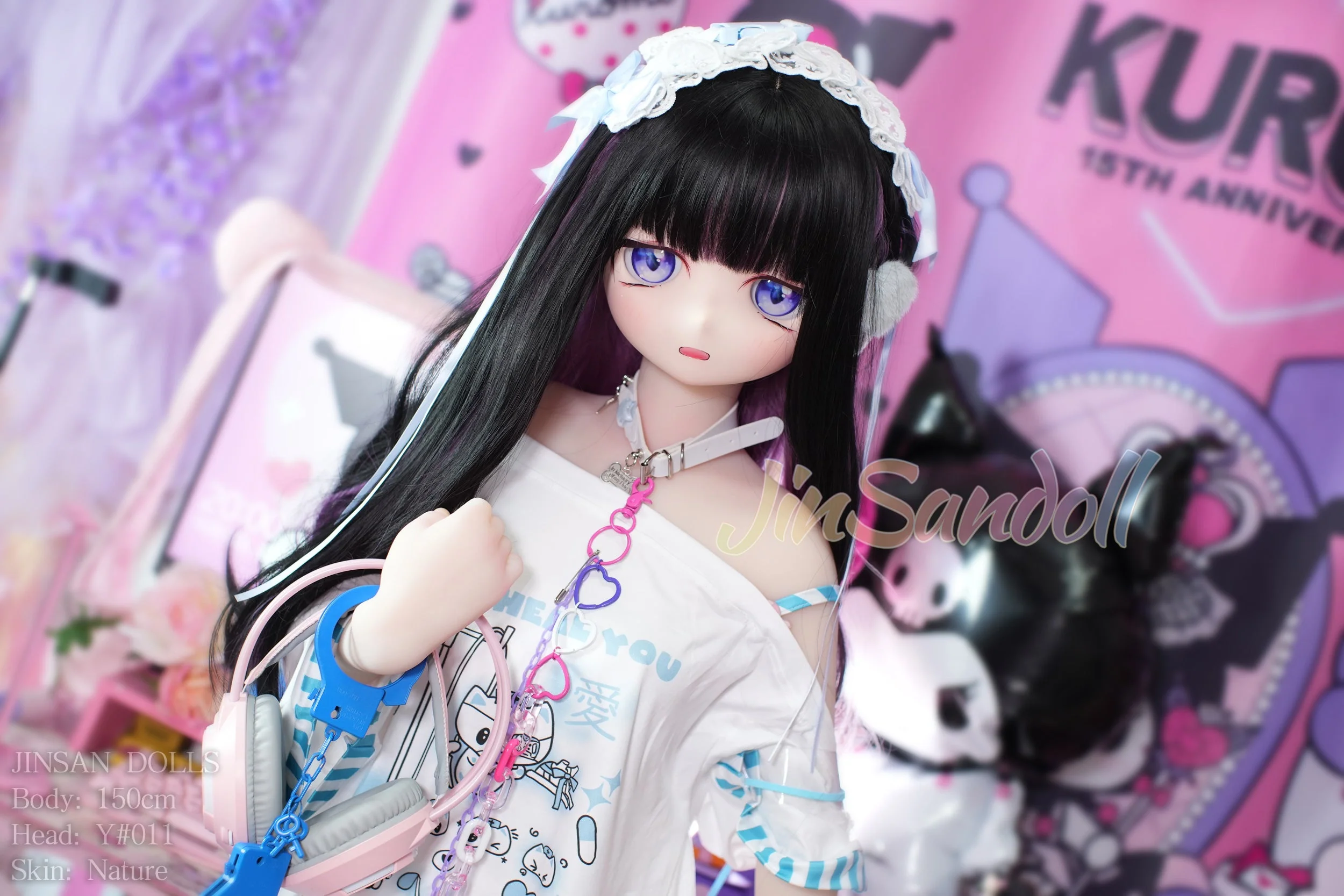 150cm/4ft11 A-cup Anime TPE Sex Doll with #Y011 Head - Image 11