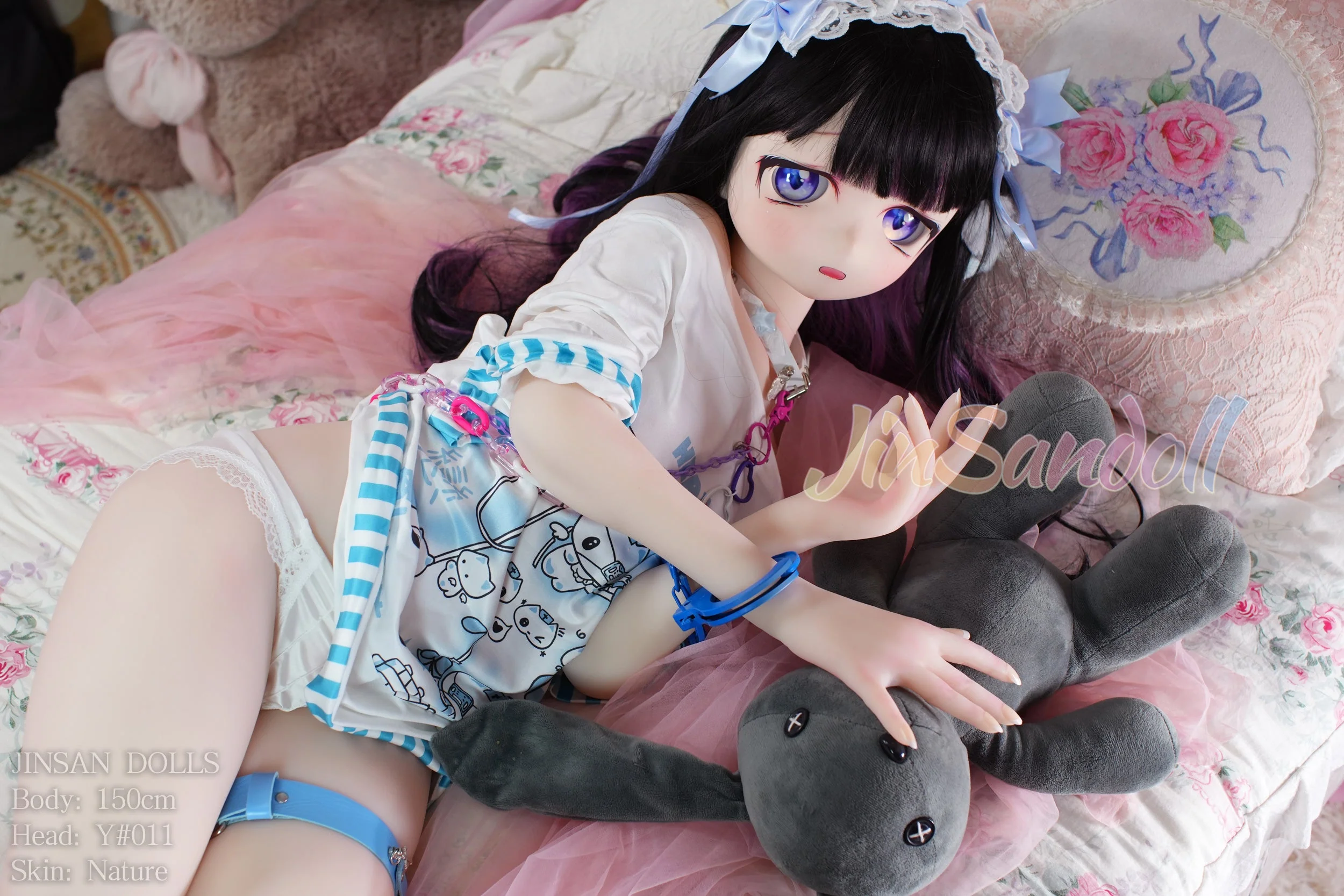 150cm/4ft11 A-cup Anime TPE Sex Doll with #Y011 Head - Image 13