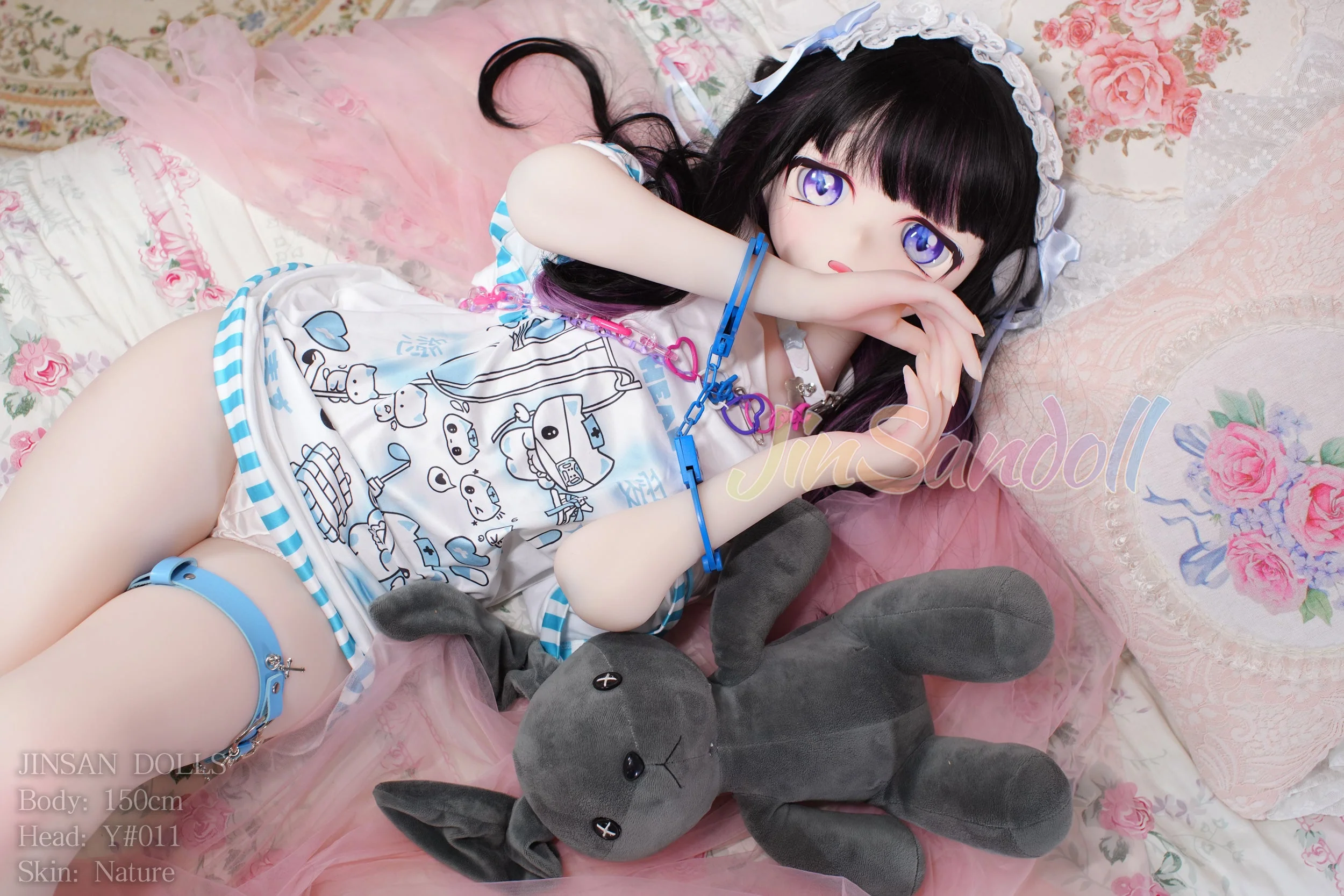 150cm/4ft11 A-cup Anime TPE Sex Doll with #Y011 Head - Image 14