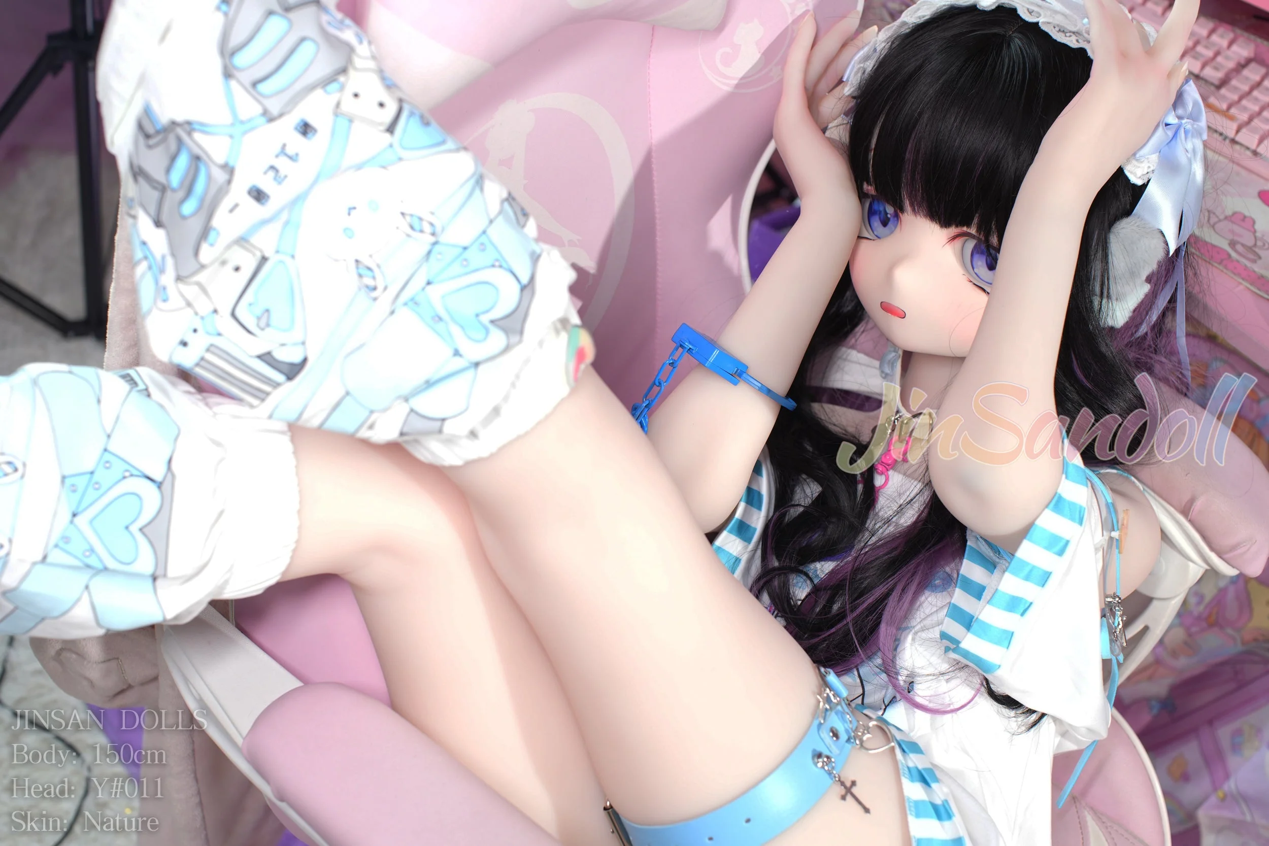 150cm/4ft11 A-cup Anime TPE Sex Doll with #Y011 Head - Image 17