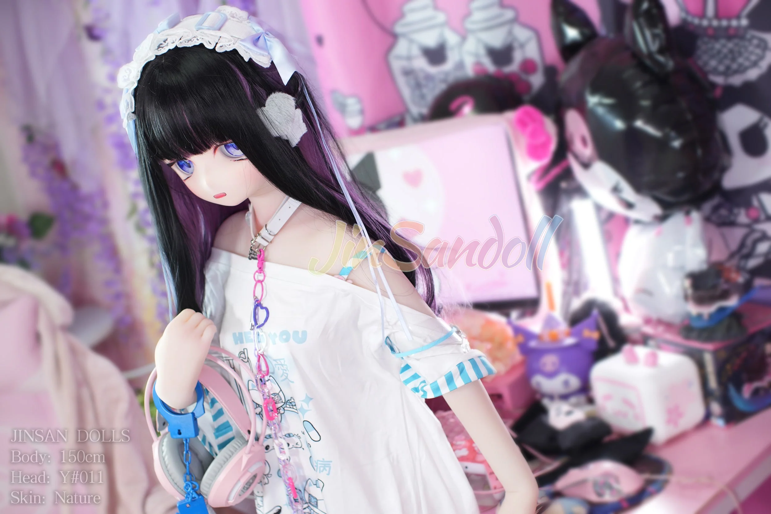 150cm/4ft11 A-cup Anime TPE Sex Doll with #Y011 Head - Image 18