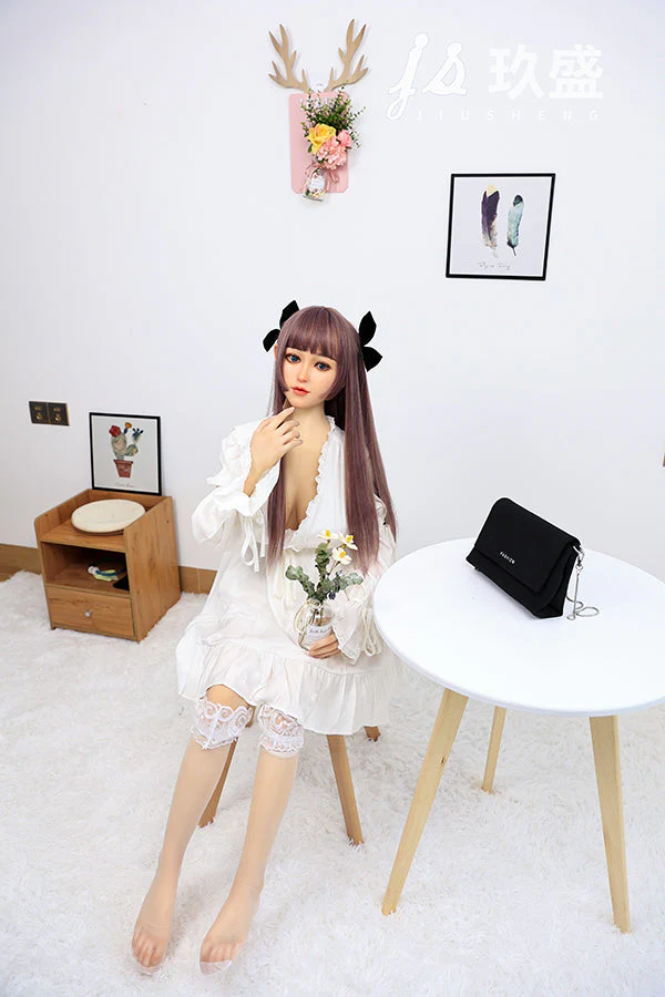 150cm/4ft11 D-cup Medium Breast Silicone Head Sex Doll -#8_Shirley - Image 4