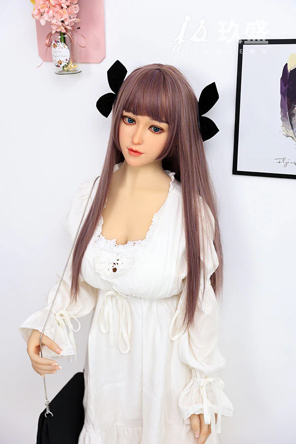 150cm/4ft11 D-cup Medium Breast Silicone Head Sex Doll -#8_Shirley - Image 5