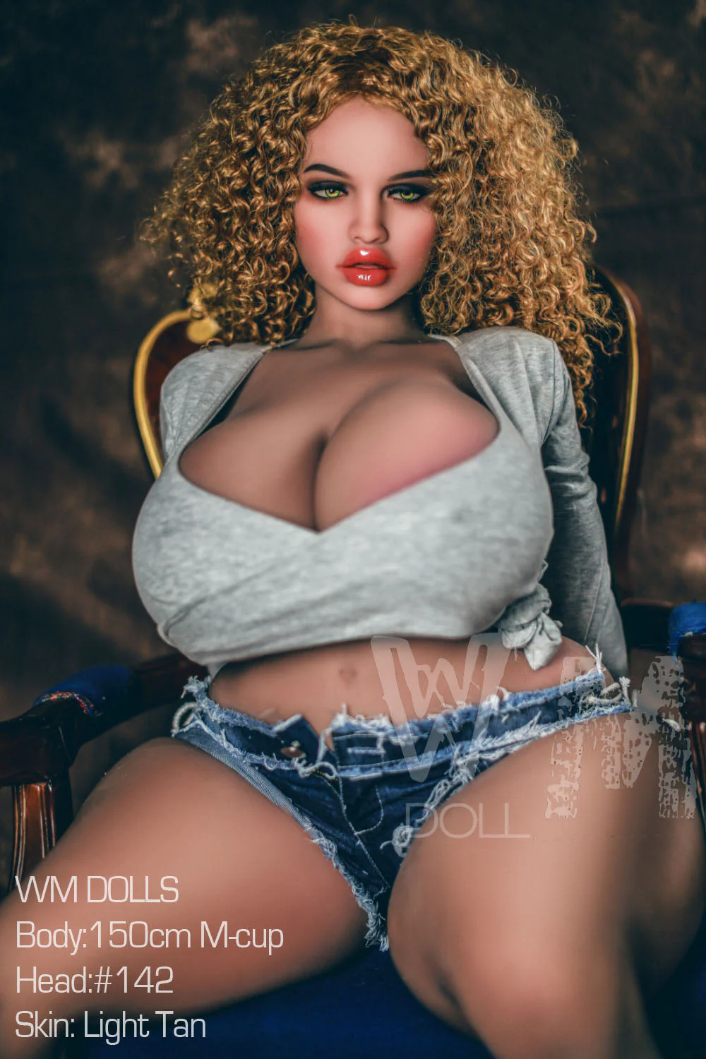 150cm/4ft11 M-cup BBW Big Booty Thick TPE Sex Doll with #142 Head - Image 19