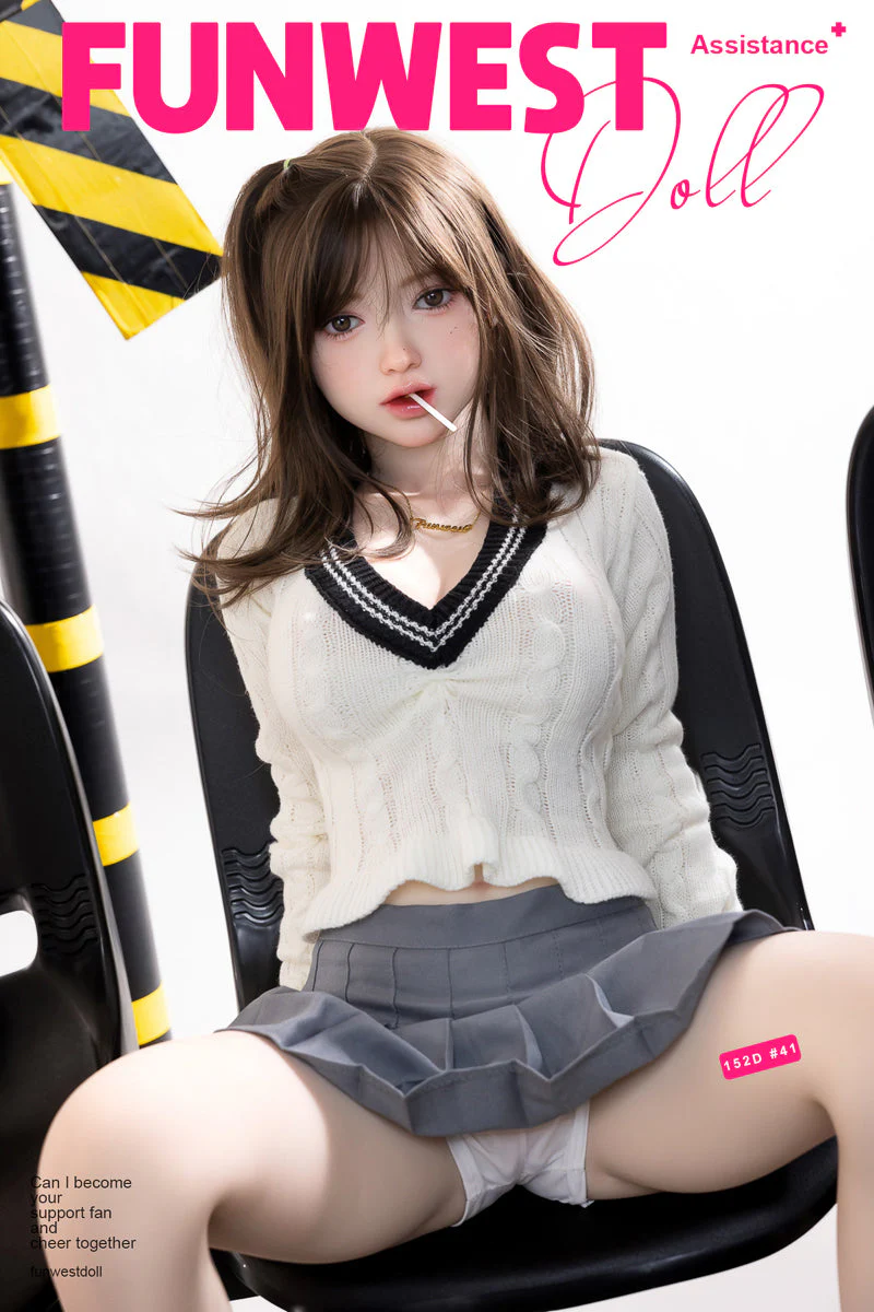 152cm/4ft11 Japanese D-cup TPE Sex Doll -#041 White Amy - Image 10