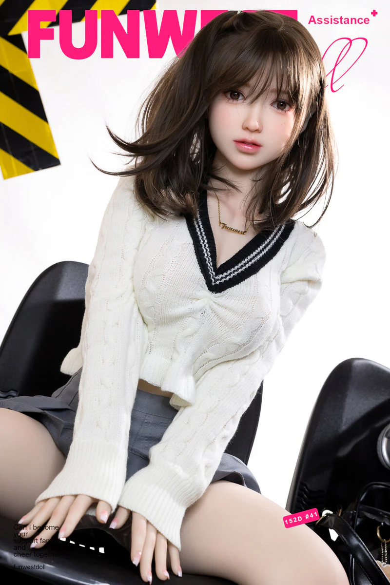 152cm/4ft11 Japanese D-cup TPE Sex Doll -#041 White Amy - Image 12
