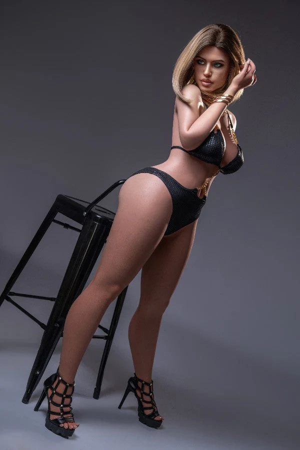 154cm/5ft1 D-cup Blonde Big Booty Full Silicone Sex Doll - #649 - Image 20