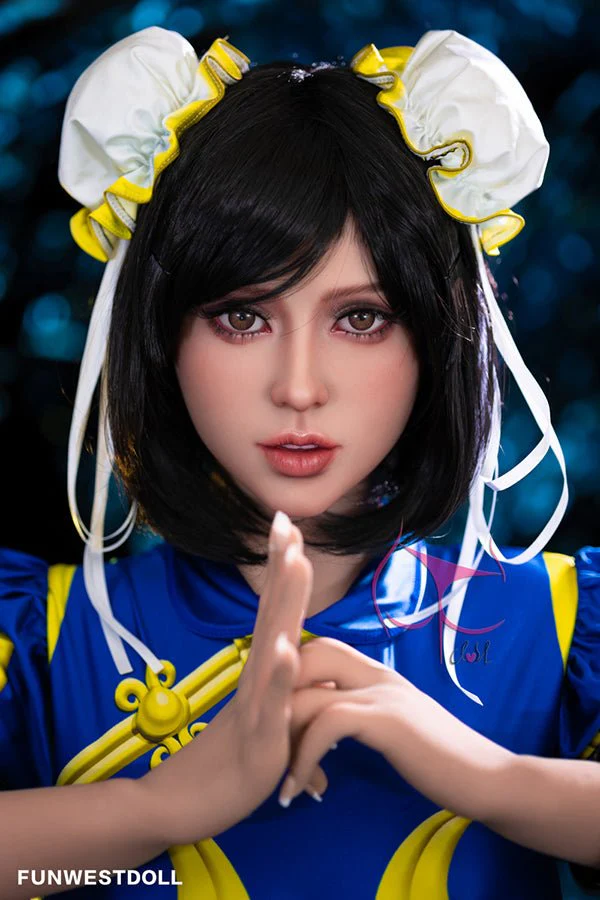 155cm/5ft1 F-cup Cosplay Street Fighter Chun-Li Anime Sex Doll - #032 Lucy - Image 6