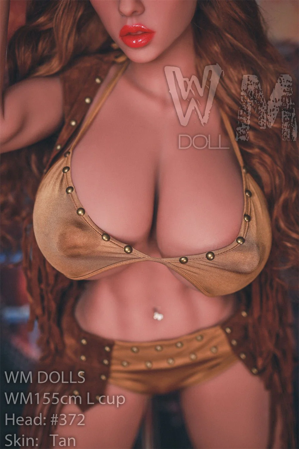 155cm/5ft1 L-cup American Huge Tits TPE Sex Doll with #372 Head - Image 18