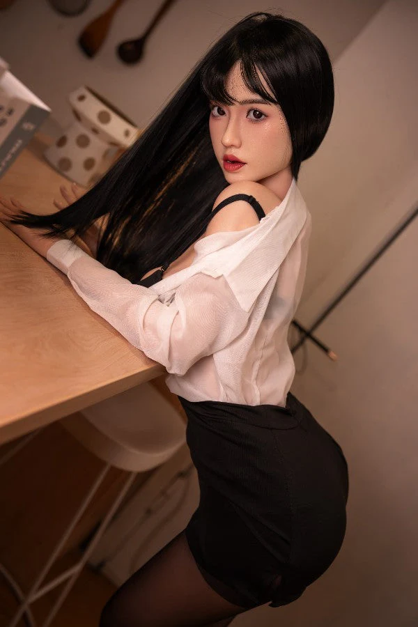 158cm/5ft2 D-cup Japanese Skinny Full Silicone Sex Doll - #739 - Image 7