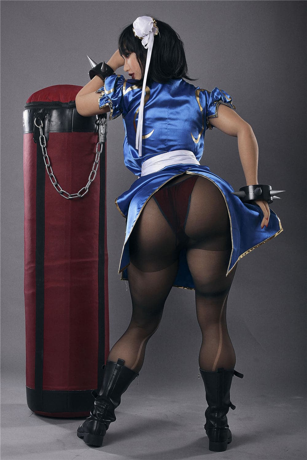 158cm/5ft2 I-Cup Game Women BBW Big Booty Sex Doll Chun-Li - Image 5