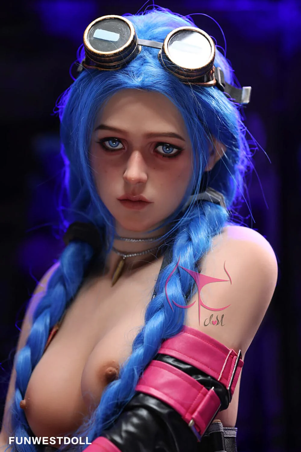 159cm/5ft3 A-Cup Skinny Cosplay Creampie TPE Sex Doll - Image 11