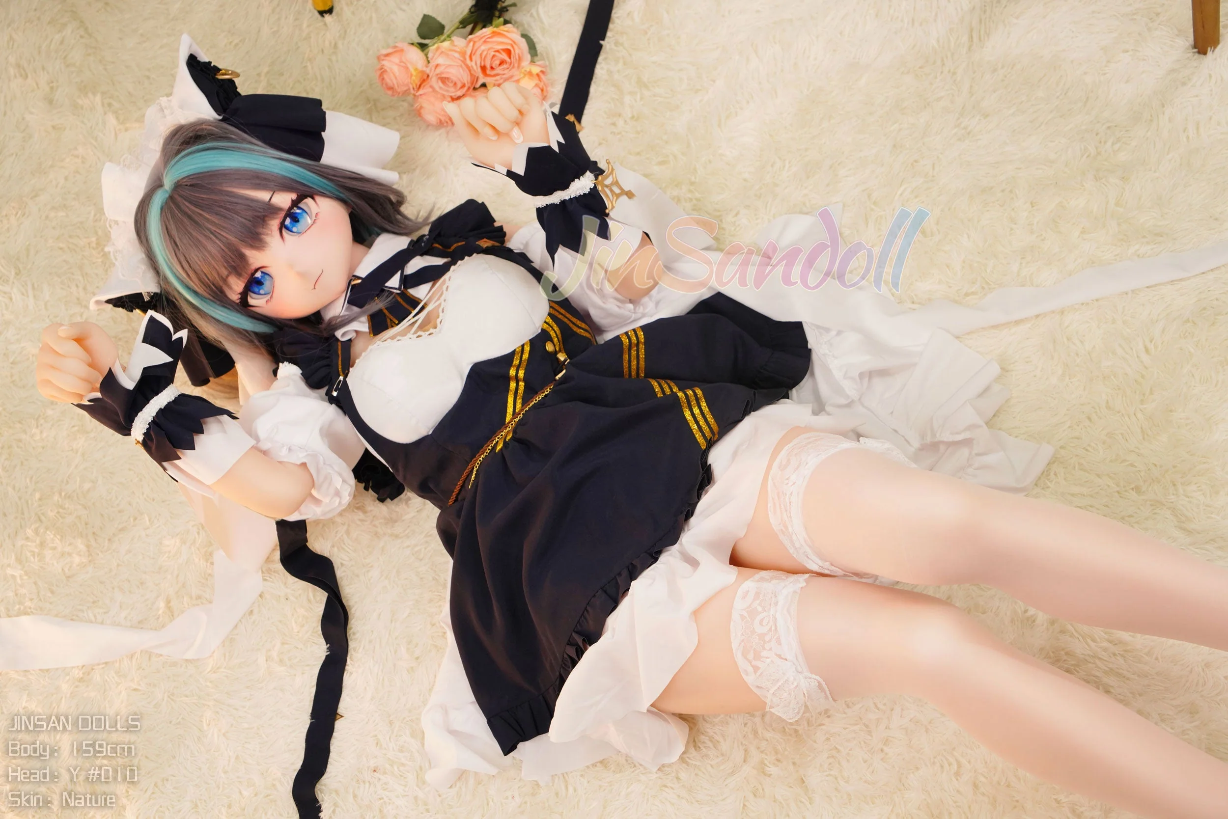 159cm/5ft2 B-cup Anime TPE Sex Doll with #Y010 Head - Image 12