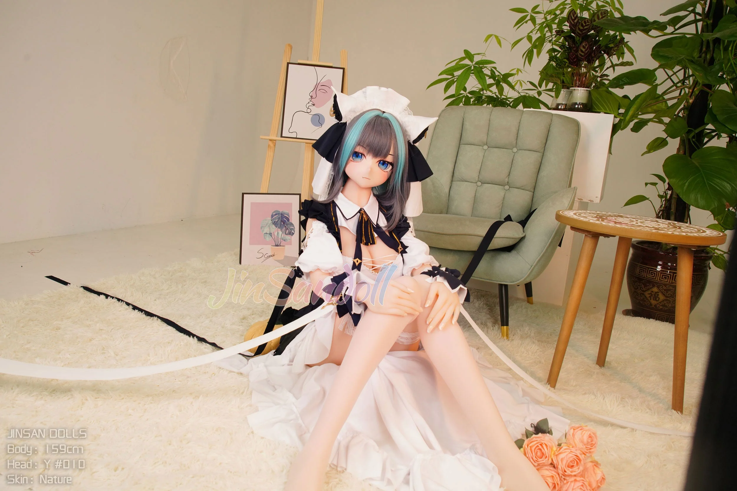 159cm/5ft2 B-cup Anime TPE Sex Doll with #Y010 Head - Image 13