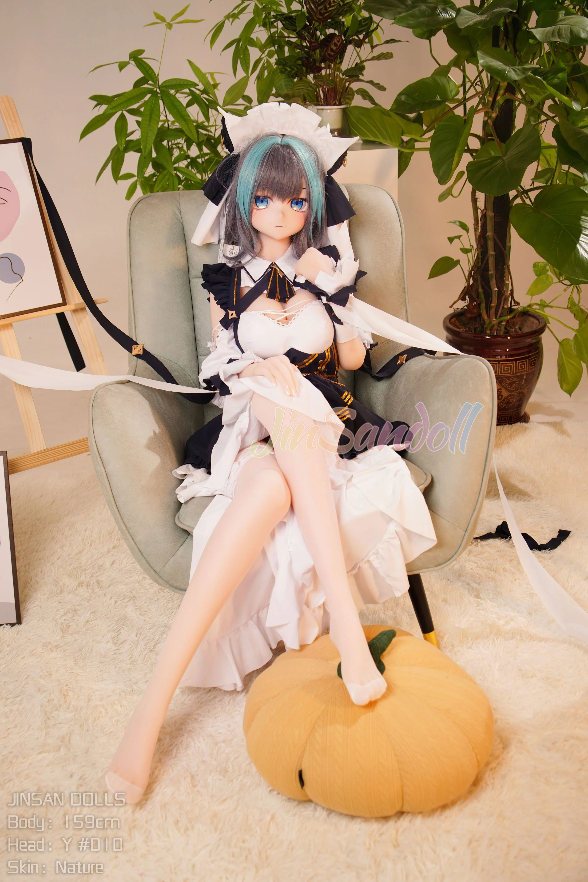 159cm/5ft2 B-cup Anime TPE Sex Doll with #Y010 Head - Image 3