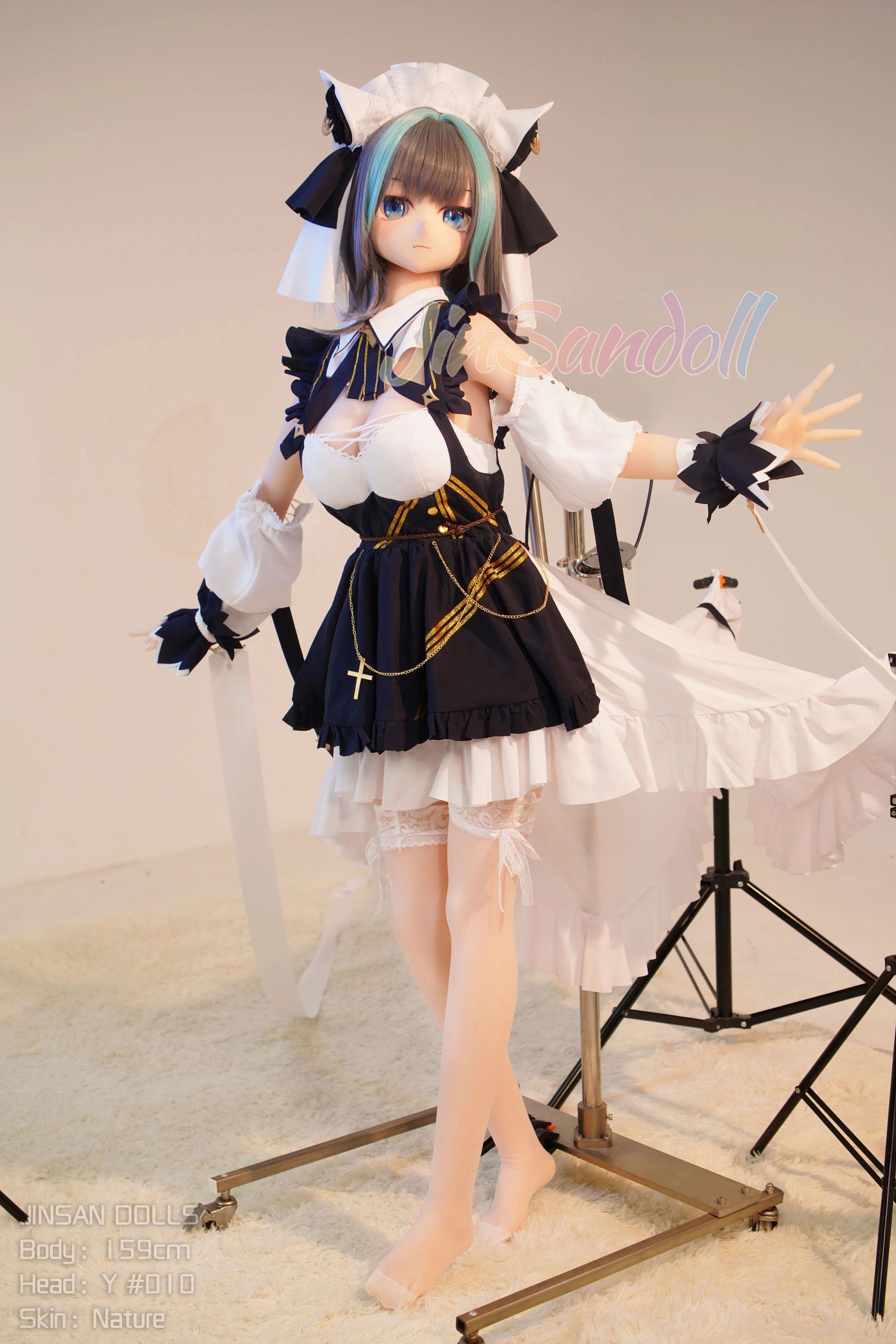 159cm/5ft2 B-cup Anime TPE Sex Doll with #Y010 Head - Image 4