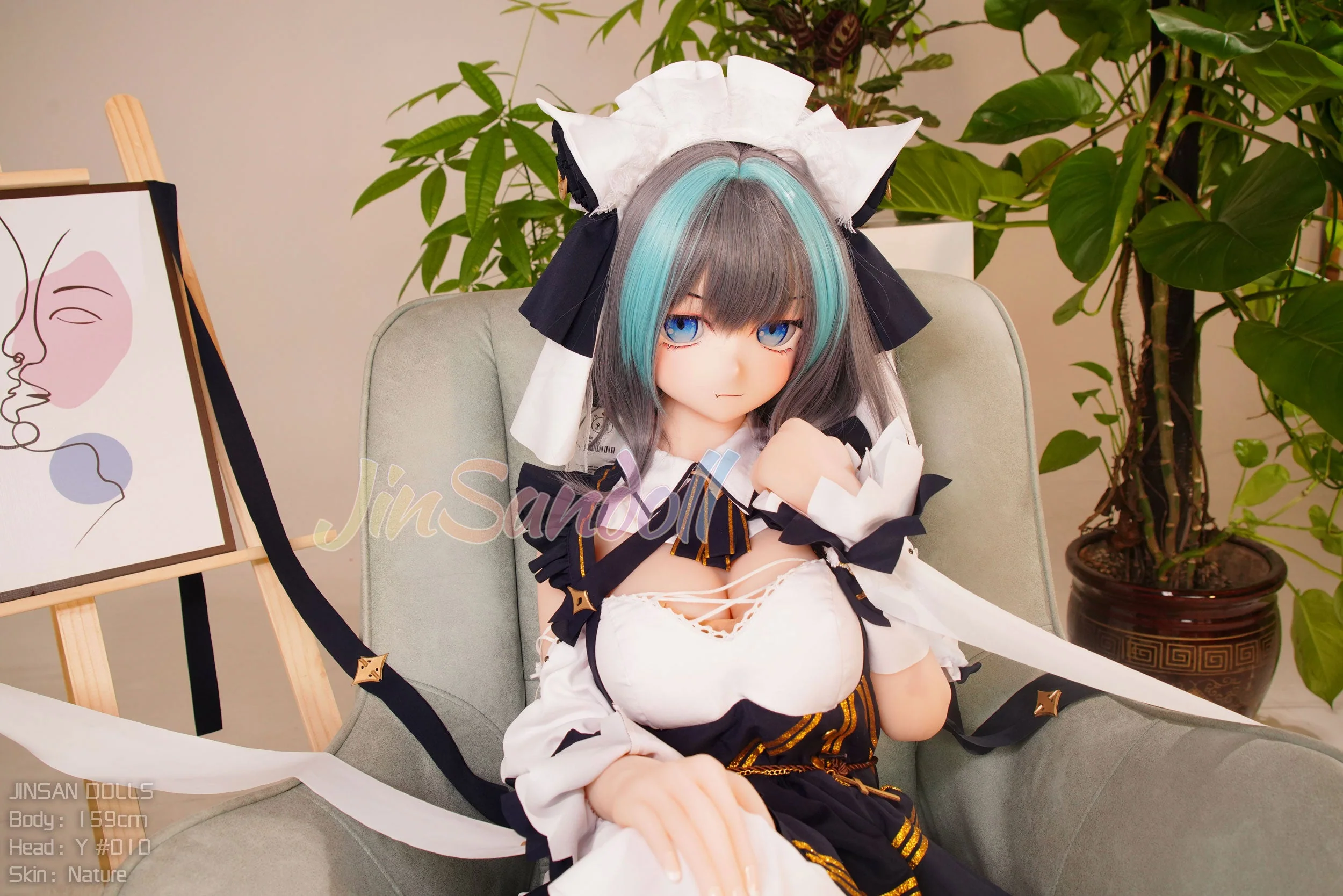159cm/5ft2 B-cup Anime TPE Sex Doll with #Y010 Head - Image 7
