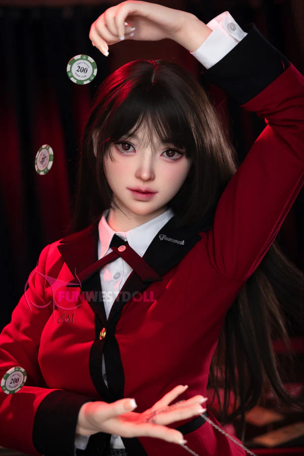 159cm/5ft3 A-cup Silicone Japanese Sex Doll - #038S Alice White