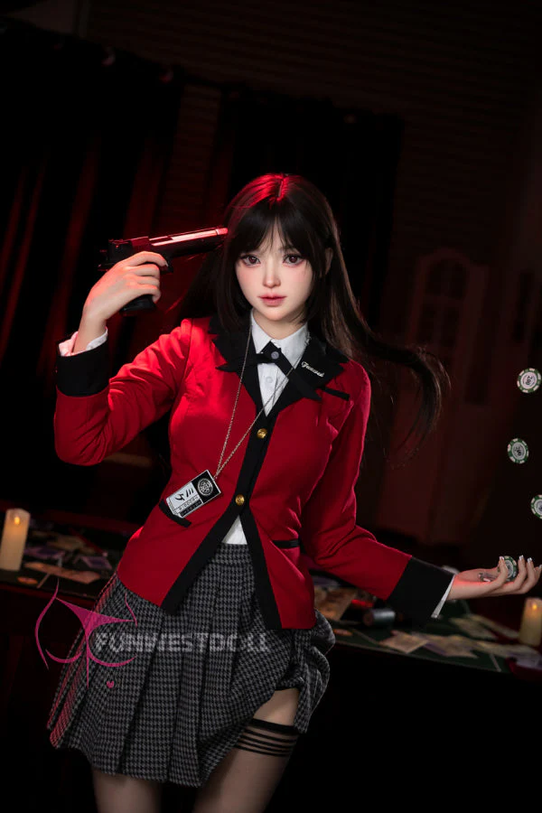 159cm/5ft3 A-cup Silicone Japanese Sex Doll - #038S Alice White - Image 16