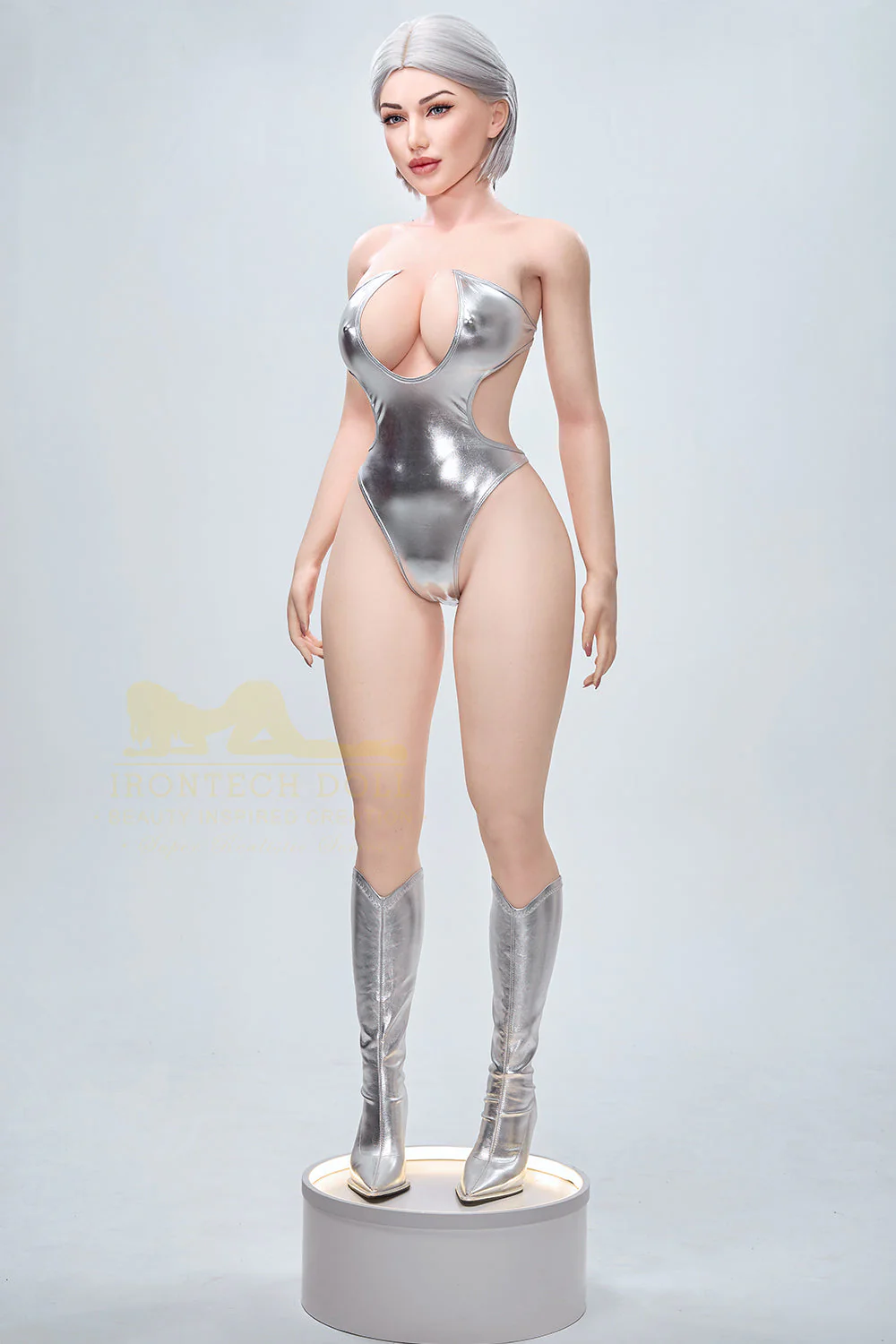 159cm/5ft3 G-cup Huge Breast Bubble Butt Silicone Sex Doll – S13 Celine - Image 12