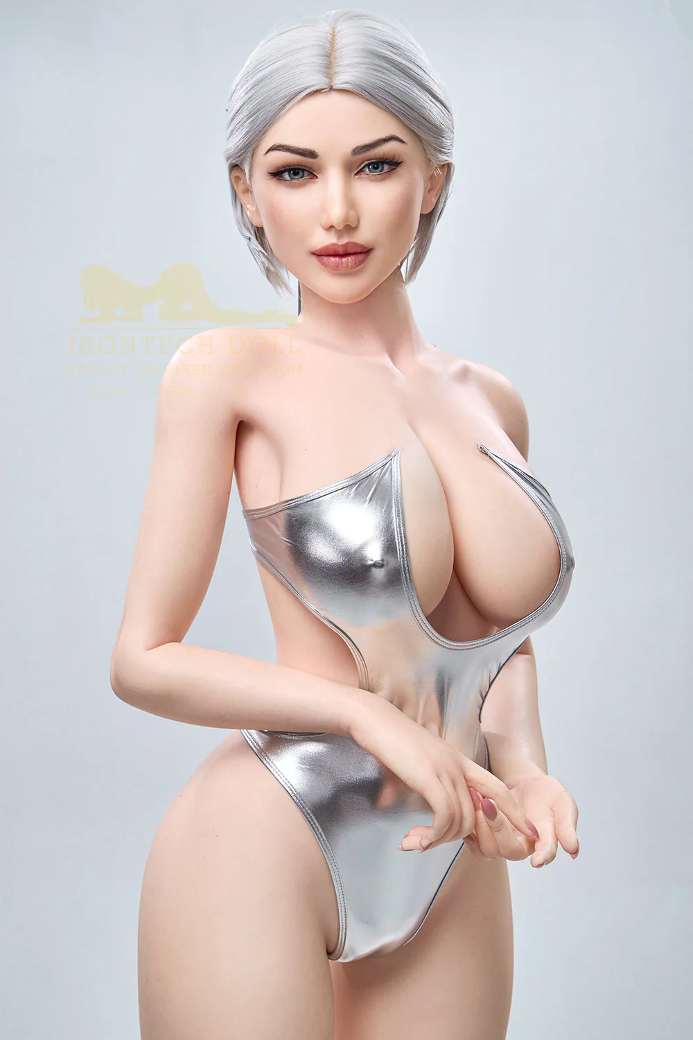 159cm/5ft3 G-cup Huge Breast Bubble Butt Silicone Sex Doll – S13 Celine - Image 17