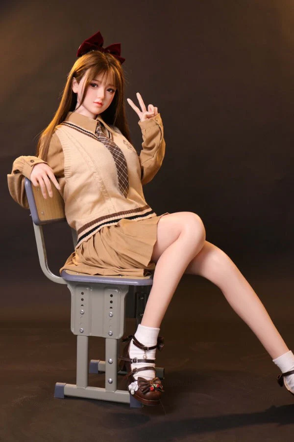 160cm/5ft3 D-cup Silicone Japanese Head Sex Doll - Ren - Image 16