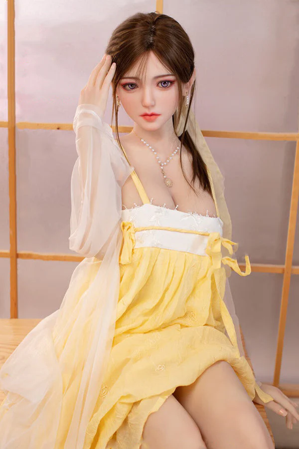 160cm/5ft3 D-cup Chinese Silicone Head Sex Doll - Wennie - Image 13