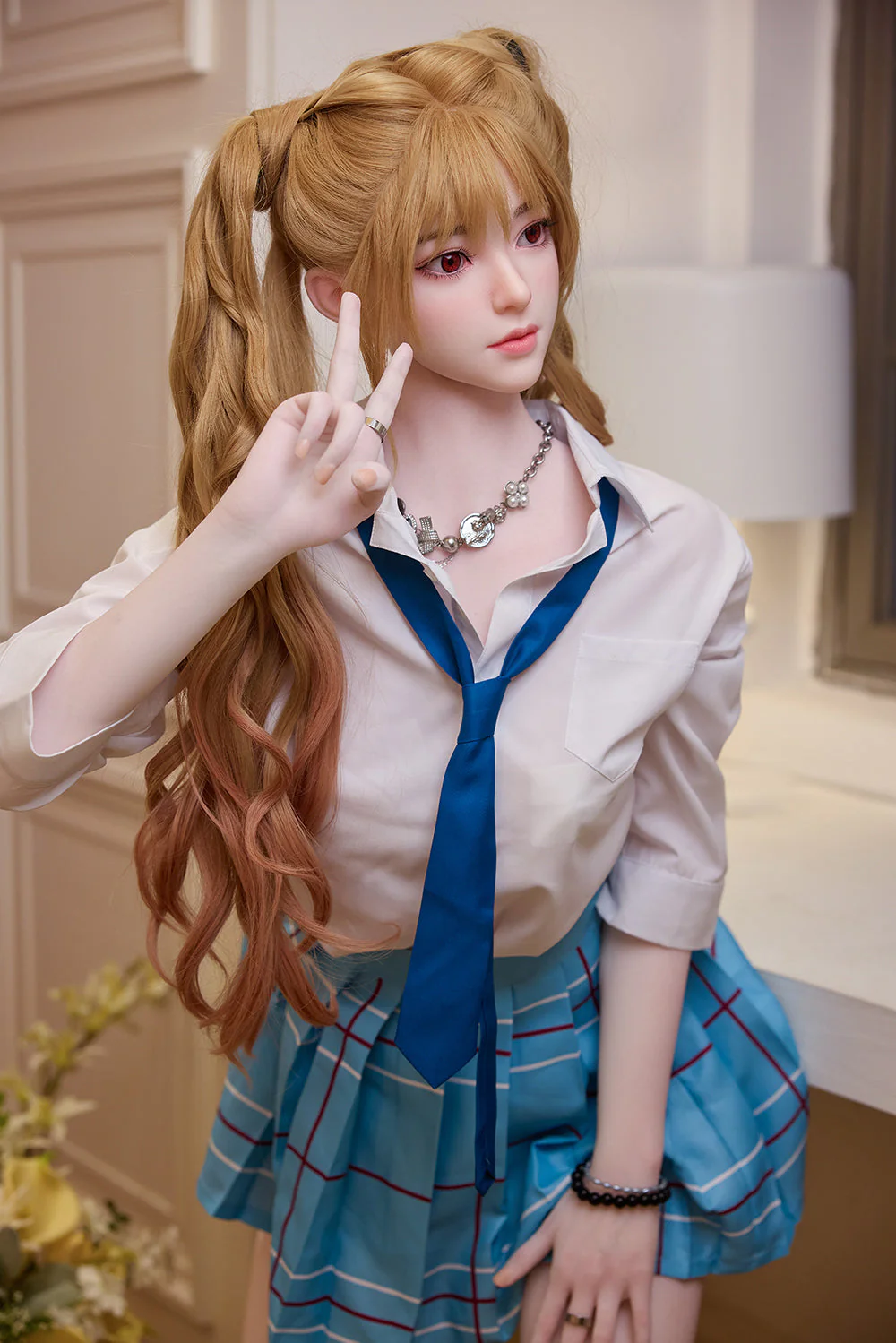 163cm/5ft4 C-cup Silicone Head Sex Doll #163 - Asuka Eva - Image 3
