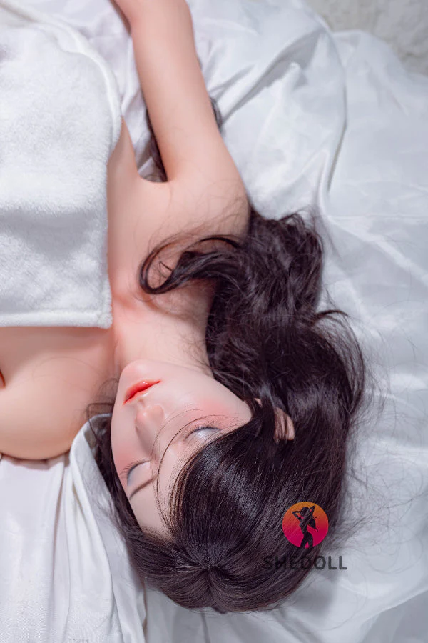 163cm/5ft4 H-cup Silicone Head Eyes Closed Sex Doll - Chuyue - Image 13