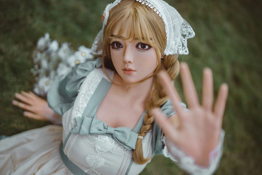 164cm/5ft5 F-cup Asian Cute Silicone Sex Doll – #45 - Image 23