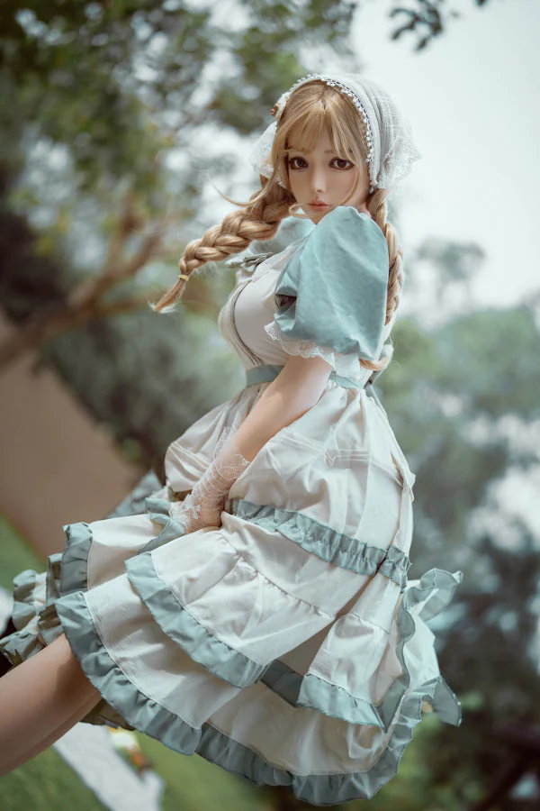 164cm/5ft5 F-cup Asian Cute Silicone Sex Doll – #45 - Image 5