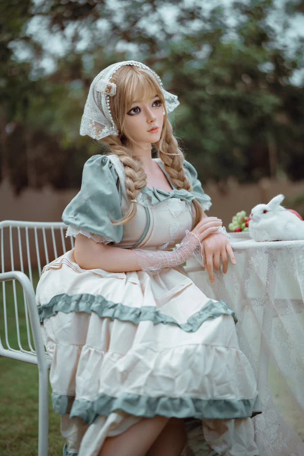 164cm/5ft5 F-cup Asian Cute Silicone Sex Doll – #45 - Image 6