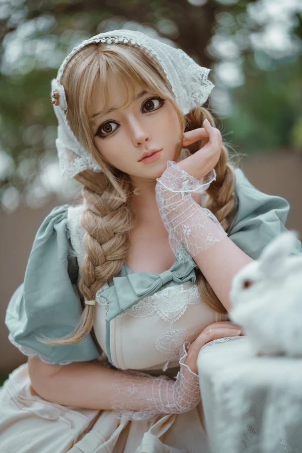 164cm/5ft5 F-cup Asian Cute Silicone Sex Doll – #45 - Image 8