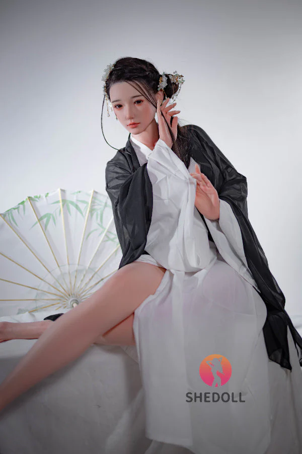 165cm/5ft5 E-cup Silicone Head Chinese Sex Doll - Achu - Image 10