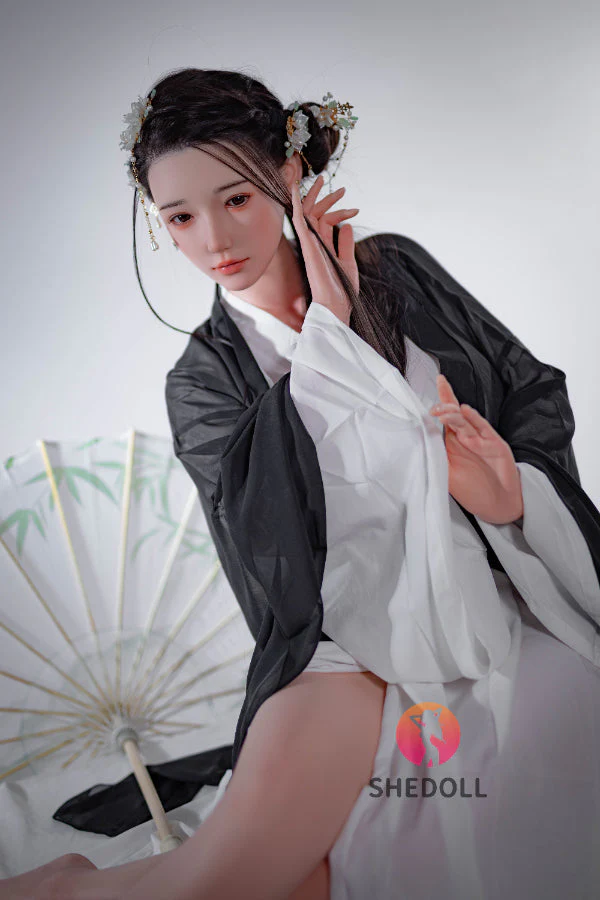 165cm/5ft5 E-cup Silicone Head Chinese Sex Doll - Achu - Image 13