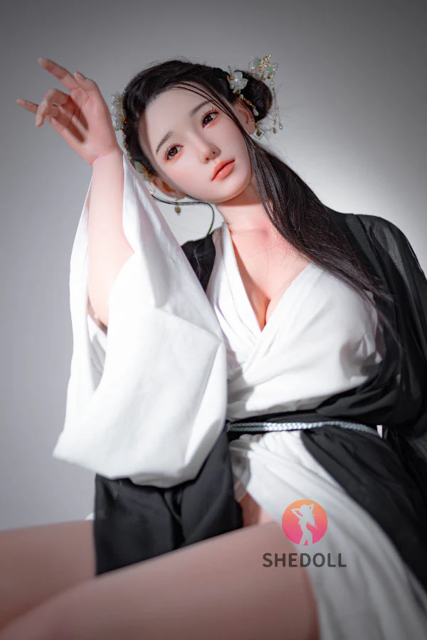 165cm/5ft5 E-cup Silicone Head Chinese Sex Doll - Achu - Image 15