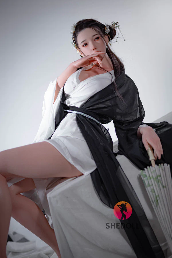 165cm/5ft5 E-cup Silicone Head Chinese Sex Doll - Achu - Image 17