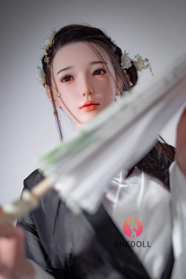 165cm/5ft5 E-cup Silicone Head Chinese Sex Doll - Achu - Image 2