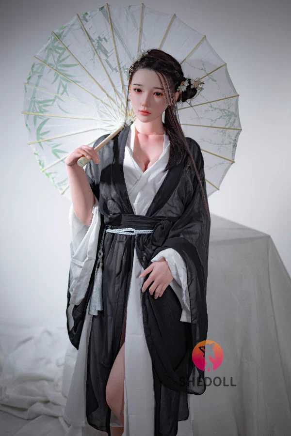 165cm/5ft5 E-cup Silicone Head Chinese Sex Doll - Achu - Image 21