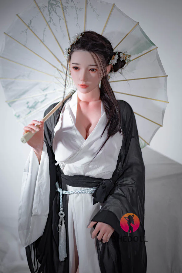 165cm/5ft5 E-cup Silicone Head Chinese Sex Doll - Achu - Image 22