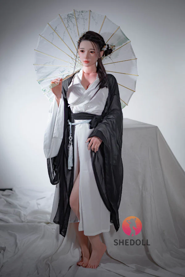 165cm/5ft5 E-cup Silicone Head Chinese Sex Doll - Achu - Image 23