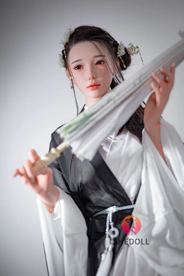 165cm/5ft5 E-cup Silicone Head Chinese Sex Doll - Achu - Image 3