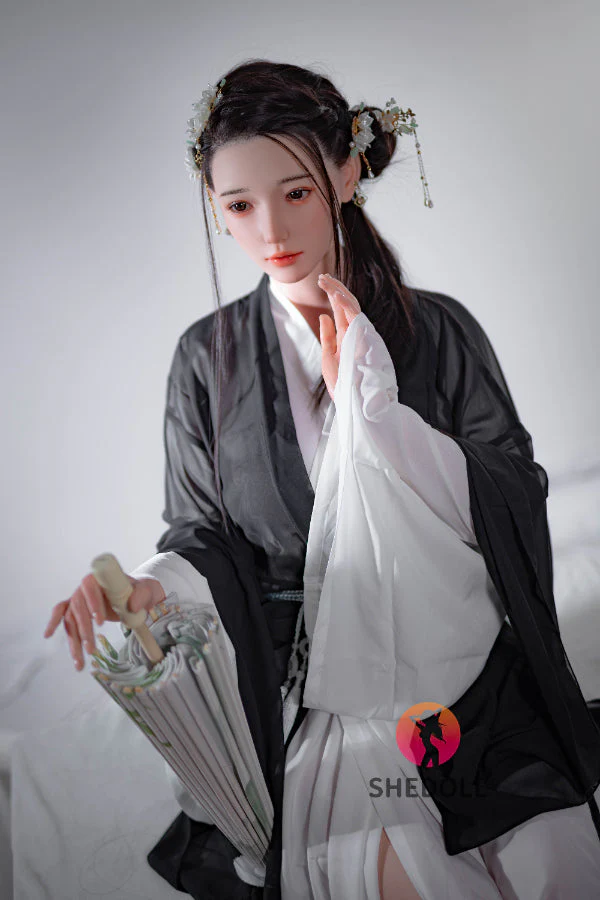 165cm/5ft5 E-cup Silicone Head Chinese Sex Doll - Achu - Image 5