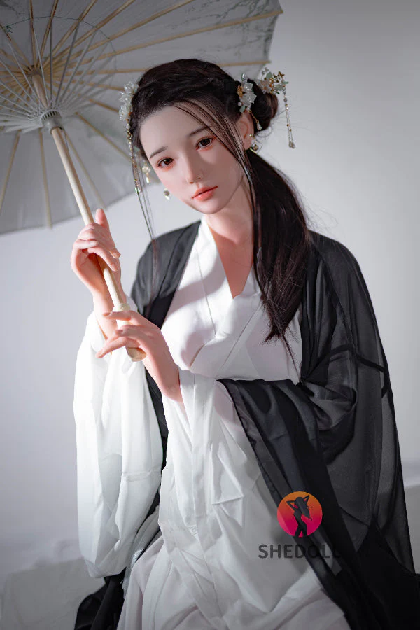 165cm/5ft5 E-cup Silicone Head Chinese Sex Doll - Achu - Image 6