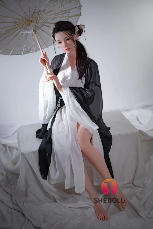 165cm/5ft5 E-cup Silicone Head Chinese Sex Doll - Achu - Image 7